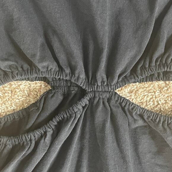 FREE PEOPLE BEACH  DANDELION  CUTOUT  BLACK‎ MINI DRESS SIZE XS/TP - Picture 6 of 7